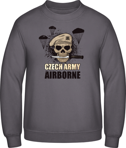 Czech airborne - pánská mikina BC men sweatshirt - Forces.Design