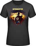 Afghánistán - znak - dámské tričko #BC EXACT 190 - Forces.Design