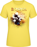 Bosna - znak - dámské tričko #BC EXACT 190 - Forces.Design