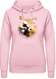 Bosna - znak - dámská mikina s kapucí AWDis - Forces.Design