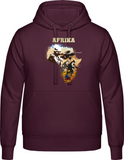 Afrika - znak - pánská mikina s kapucí AWDis - Forces.Design