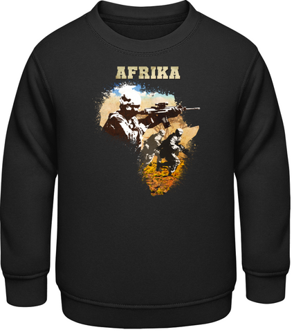 Afrika - dětská mikina bez kapuce AWDis - Forces.Design