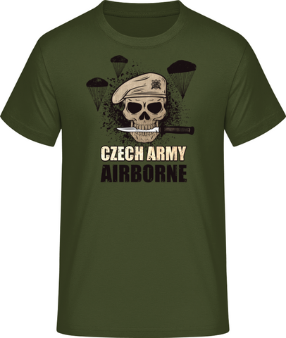 Czech airborne - pánské tričko #BC EXACT 190 - Forces.Design