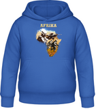 Afrika - dětská mikina s kapucí AWDis - Forces.Design