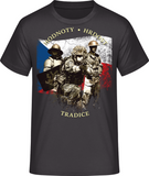 Armáda - historie - CZ - vlajka - pánské tričko #BC EXACT 190 - Forces.Design