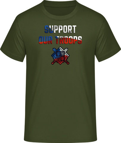 Support our troops - pánské tričko #BC EXACT 190 - Forces.Design