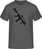 Puška AR-15 II. -  pánské tričko #BC EXACT 190