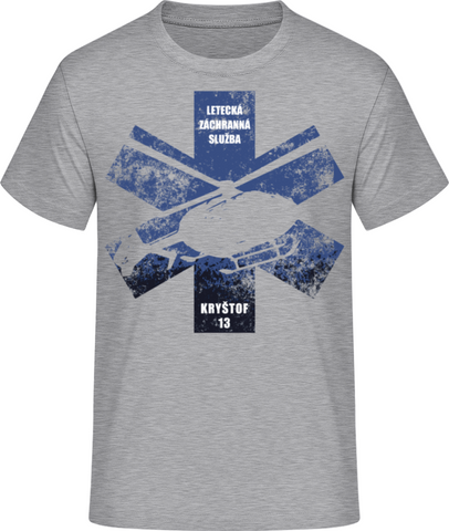 Kryštof 13 - Letecká záchranná  služba pánské tričko