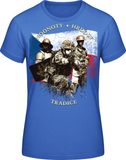 Armáda - historie - CZ - vlajka - dámské tričko #BC EXACT 190 - Forces.Design