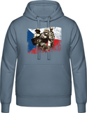 Armáda - historie - vlajka  - pánská mikina s kapucí AWDis - Forces.Design