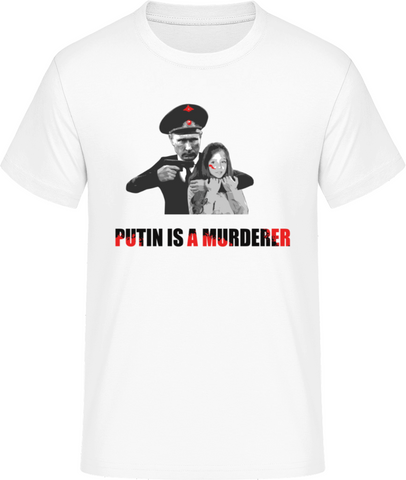 Putin je vrah II. EN  - pánské tričko #BC EXACT 190