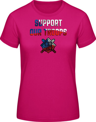 Support our troops - dámské tričko #BC EXACT 190 - Forces.Design