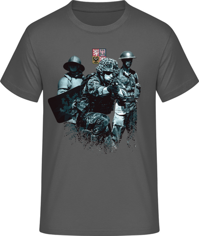 Armáda - historie - znak  - pánské tričko #BC EXACT 190 - Forces.Design