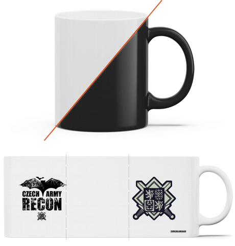 Recon II. - magický hrnek Black mug - Forces.Design