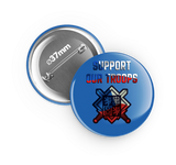 Support our troops - odznak 37 mm - Forces.Design